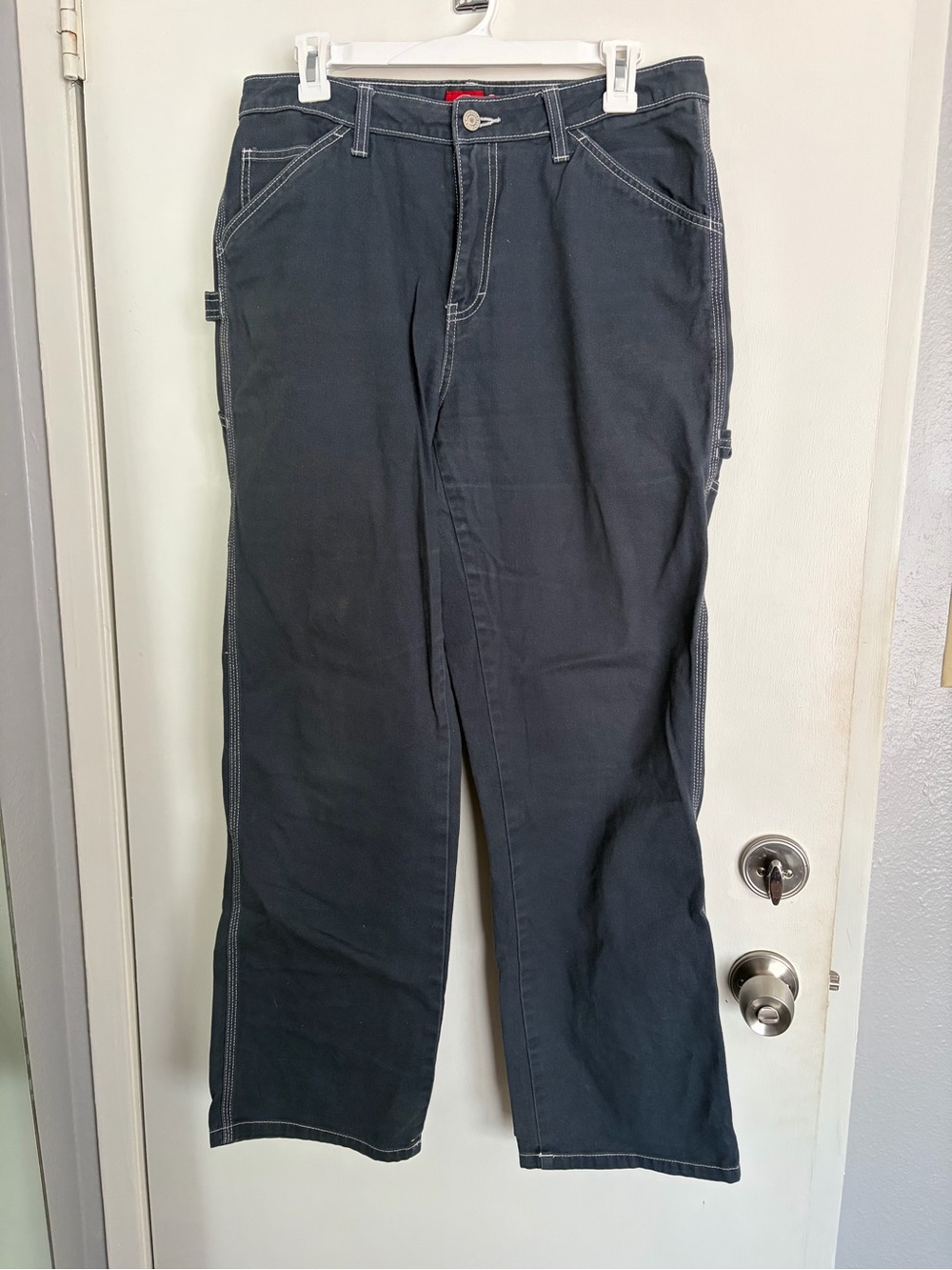 Dickies Pants with White Contrast Stitching